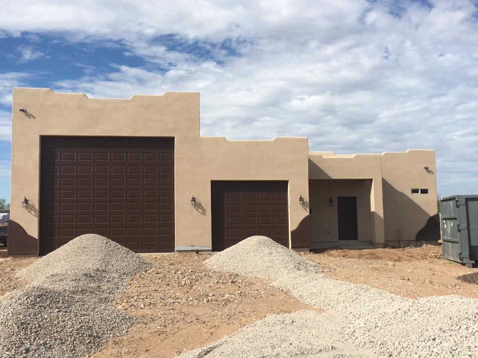 construction of an RV Garage plus guest house in AZ